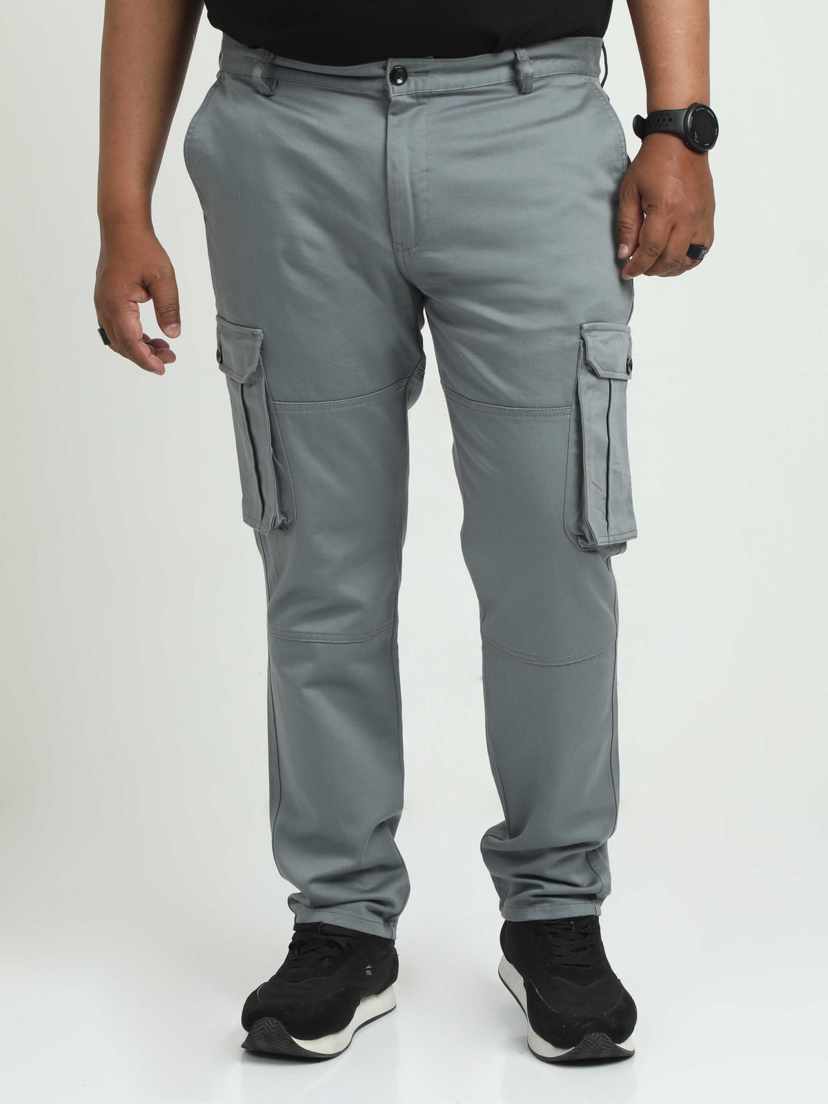 Men Plus Cargo-Grey