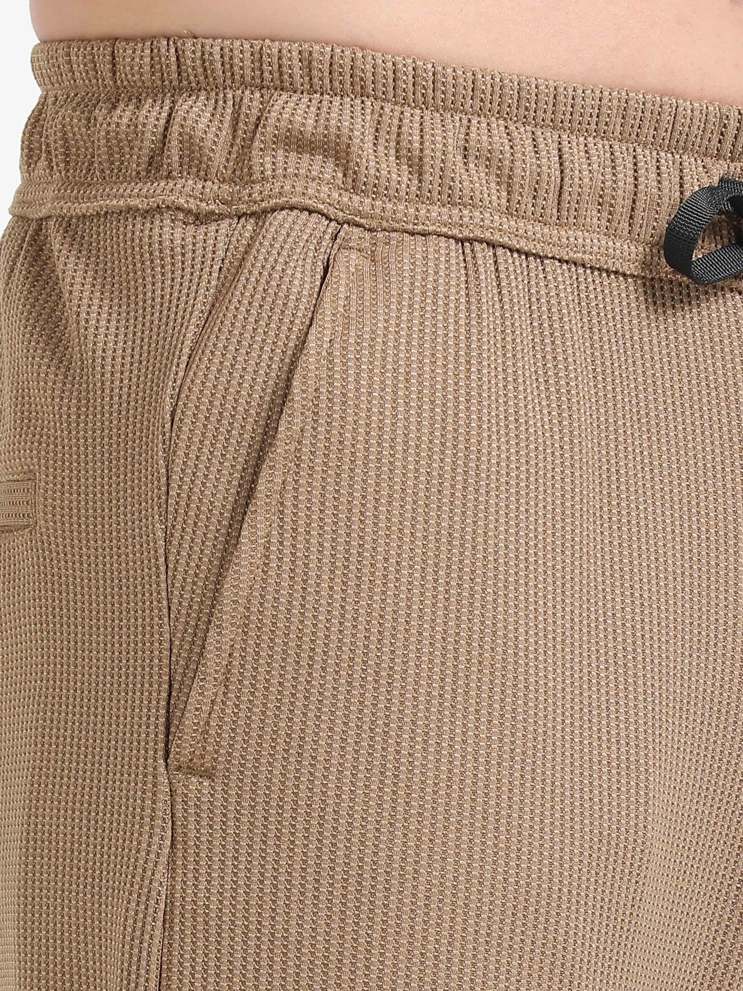 Men Popcorn Traveller Trouser-Fawn