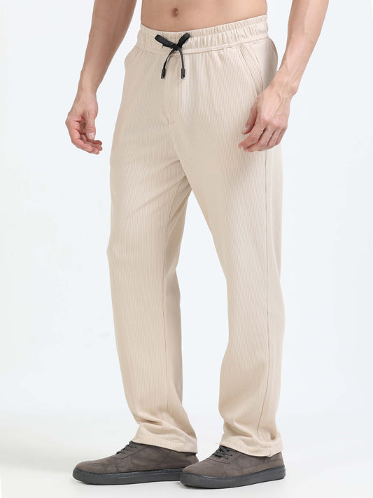 Trendy Popcorn Traveller Mens Beige Pants