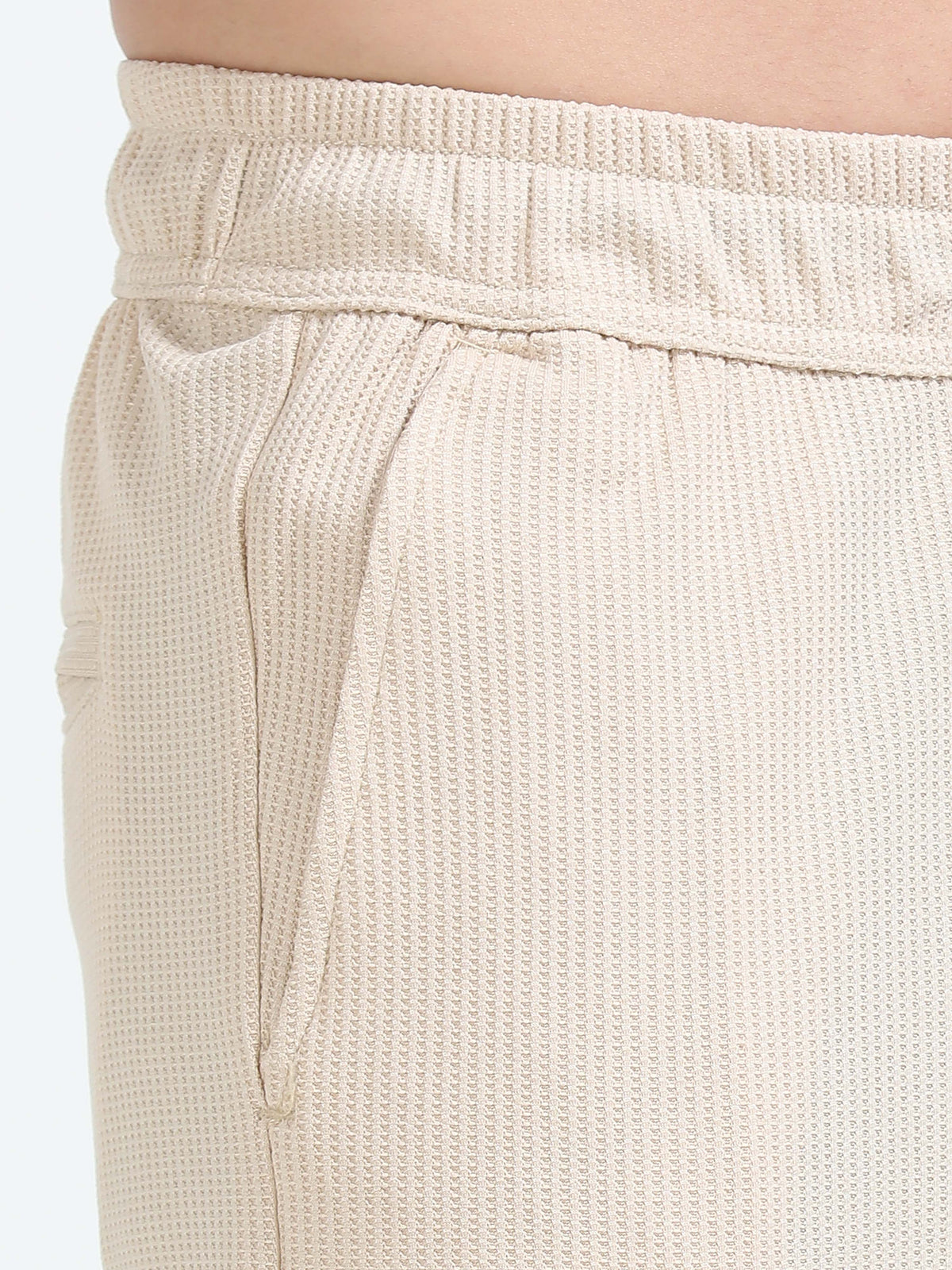 Men Popcorn Traveller Trouser-Beige