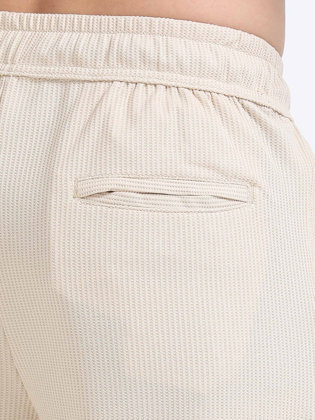 Men Popcorn Traveller Trouser-Beige