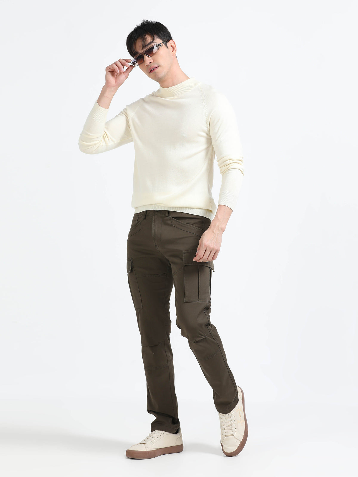 Men Heavy Cargo-Brown