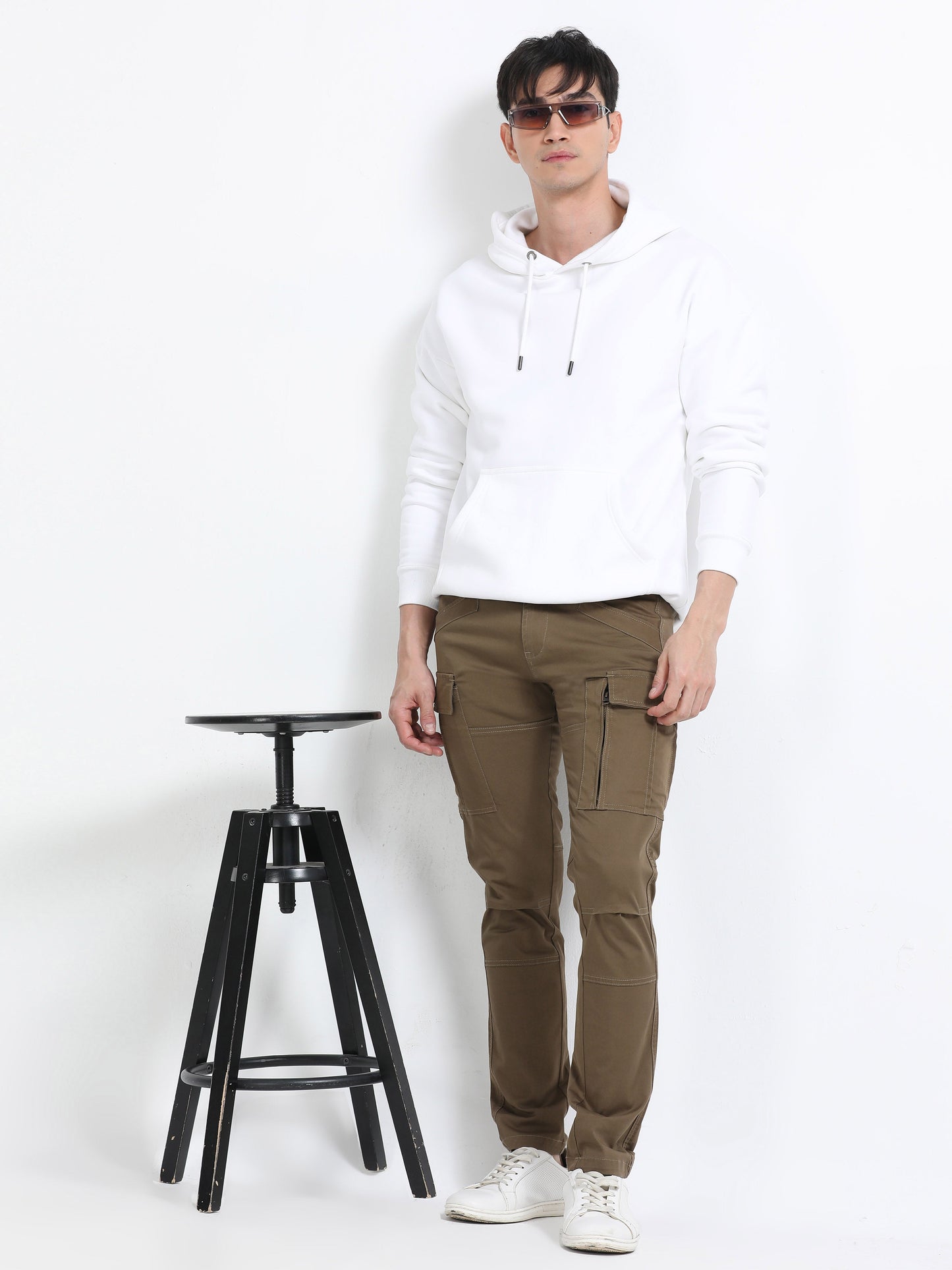 Men Heavy Cargo-Coffee Brown