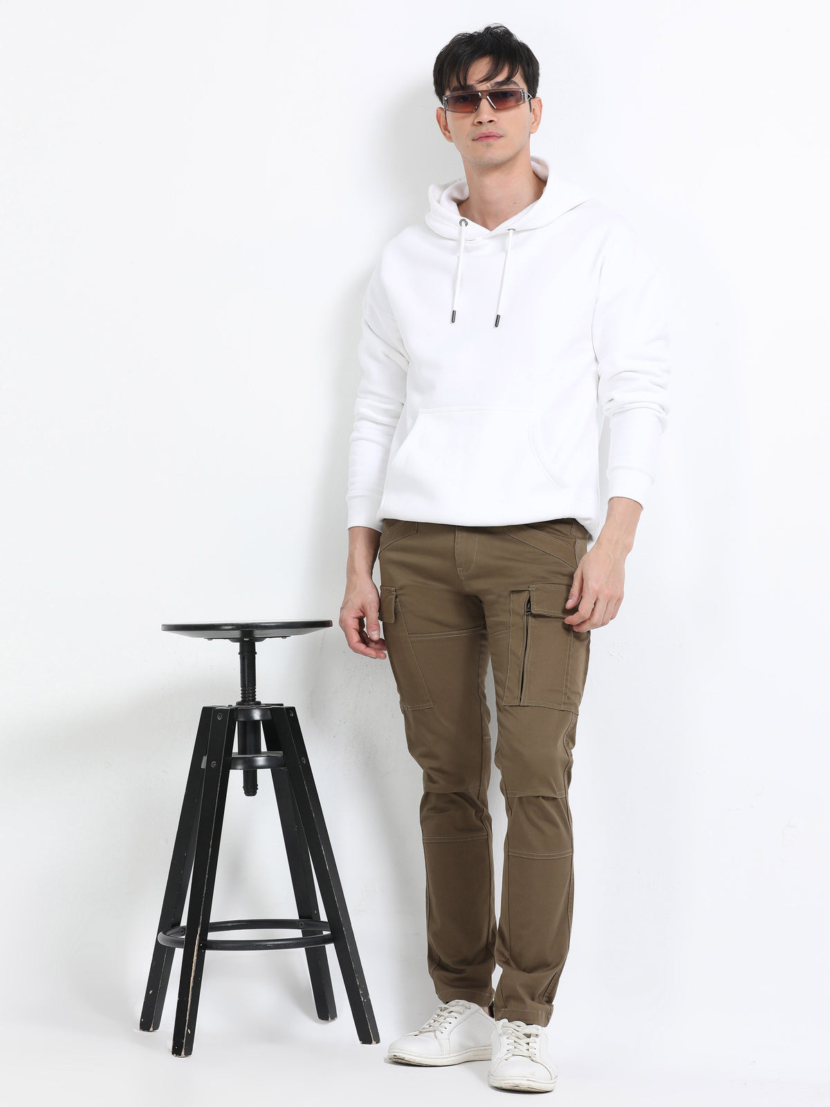 Men Heavy Cargo-Coffee Brown