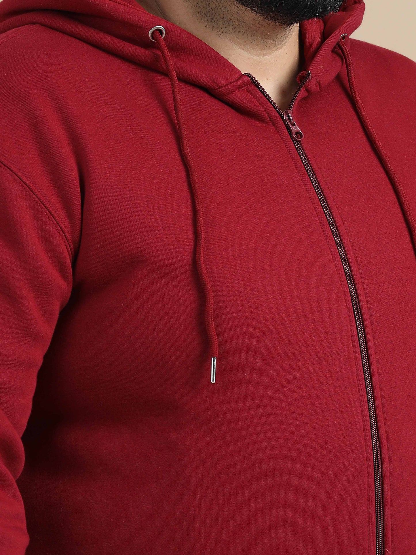 CozyPeak Plus Size Red Hoodie
