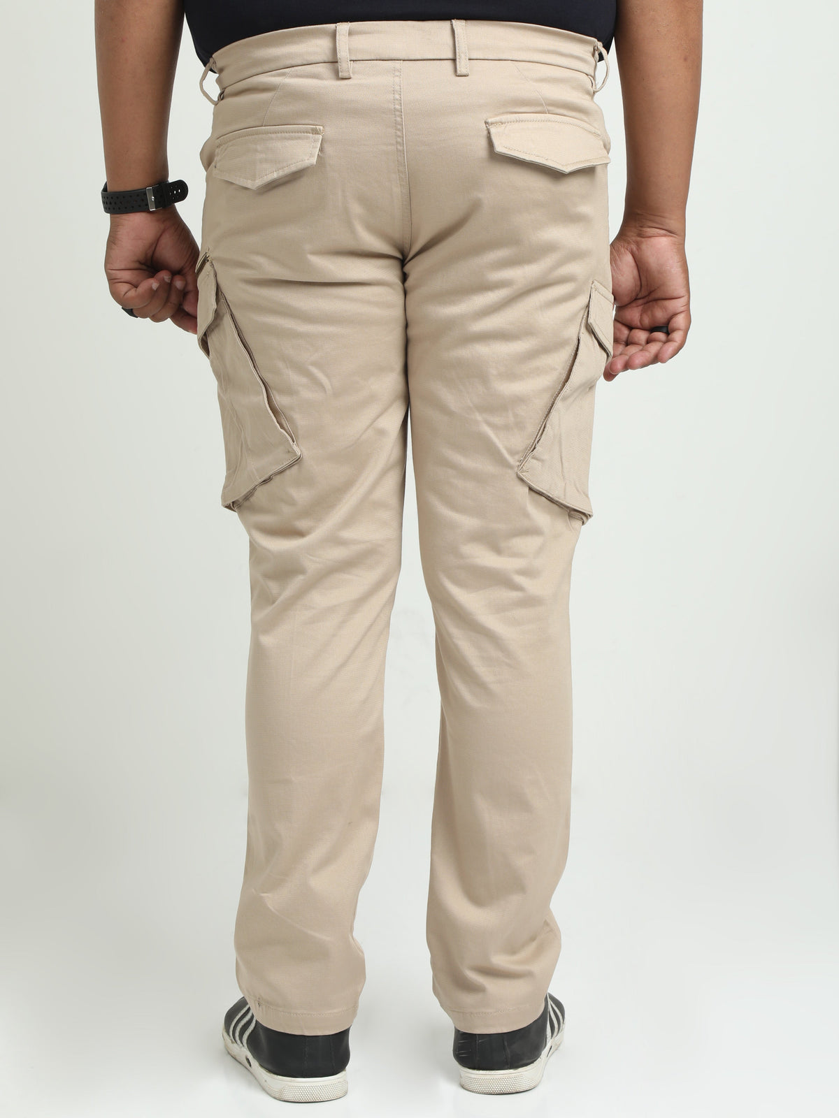 Men Plus Vintage Utility Cargo-Khaki