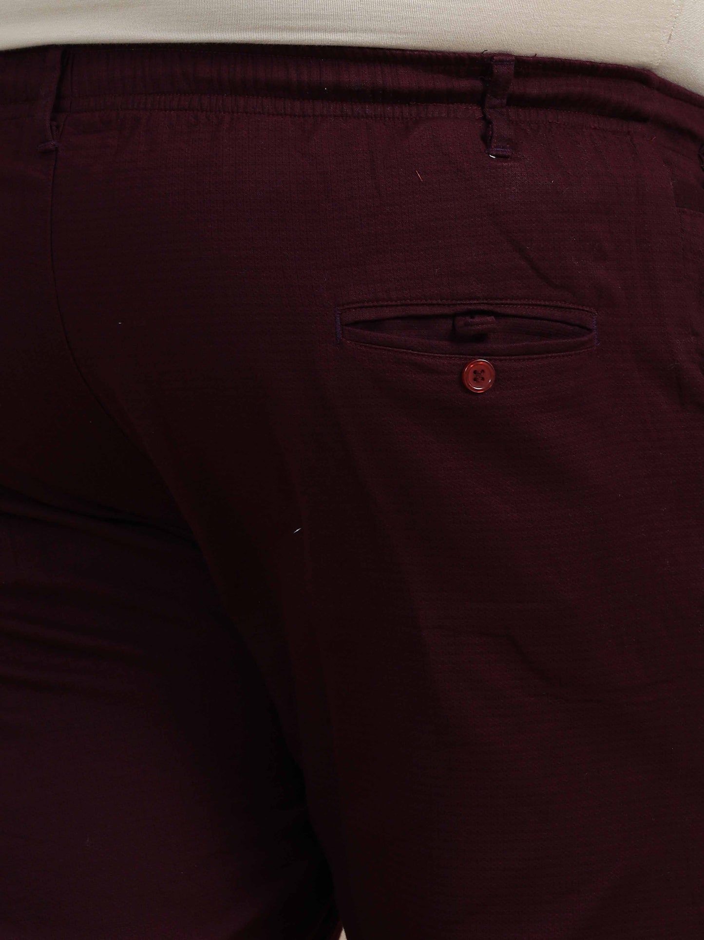 Plus Size Relaxed Fit Trouser-Seal Brown