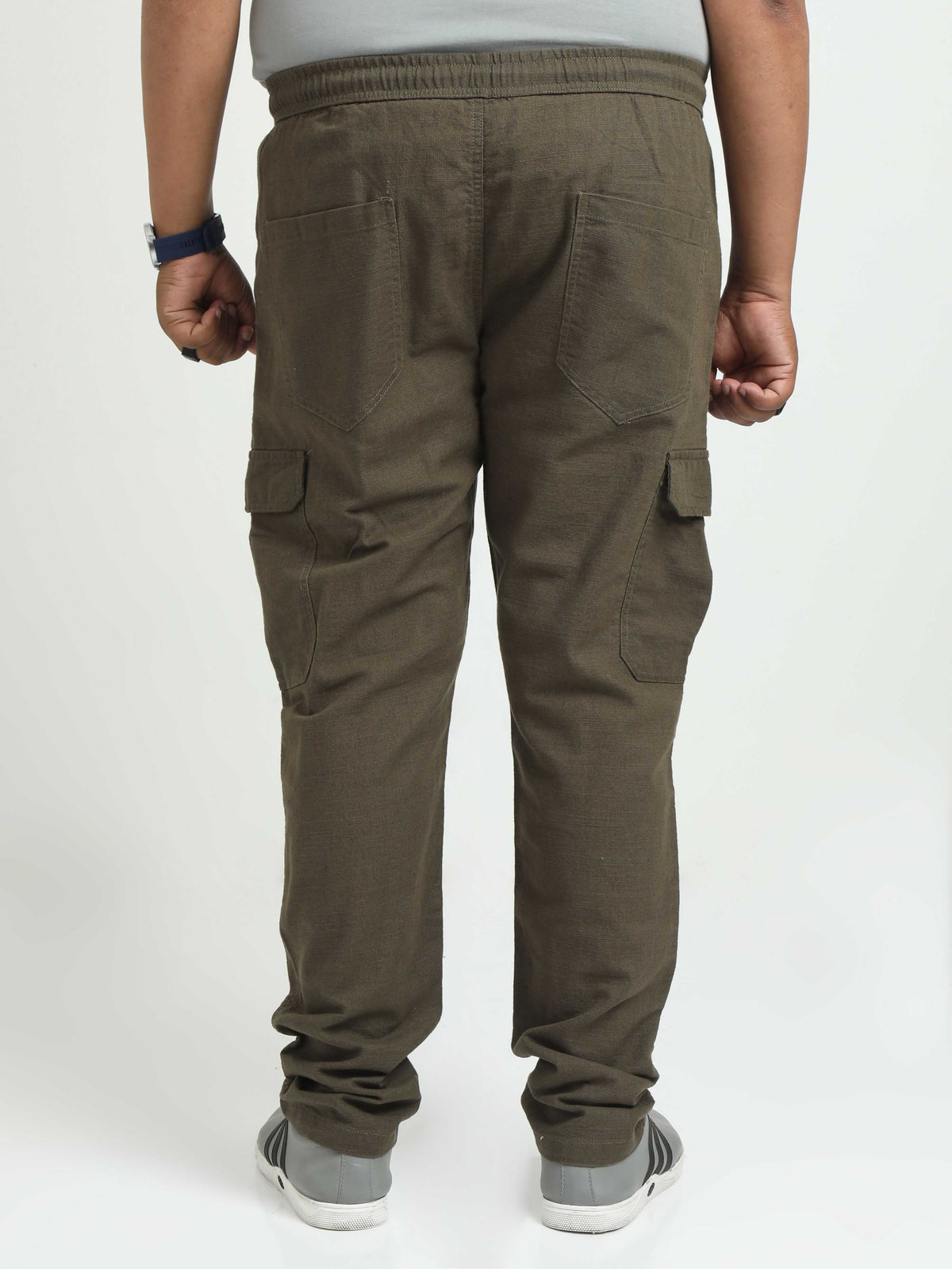 Men Lazy Linen Plus - Olive
