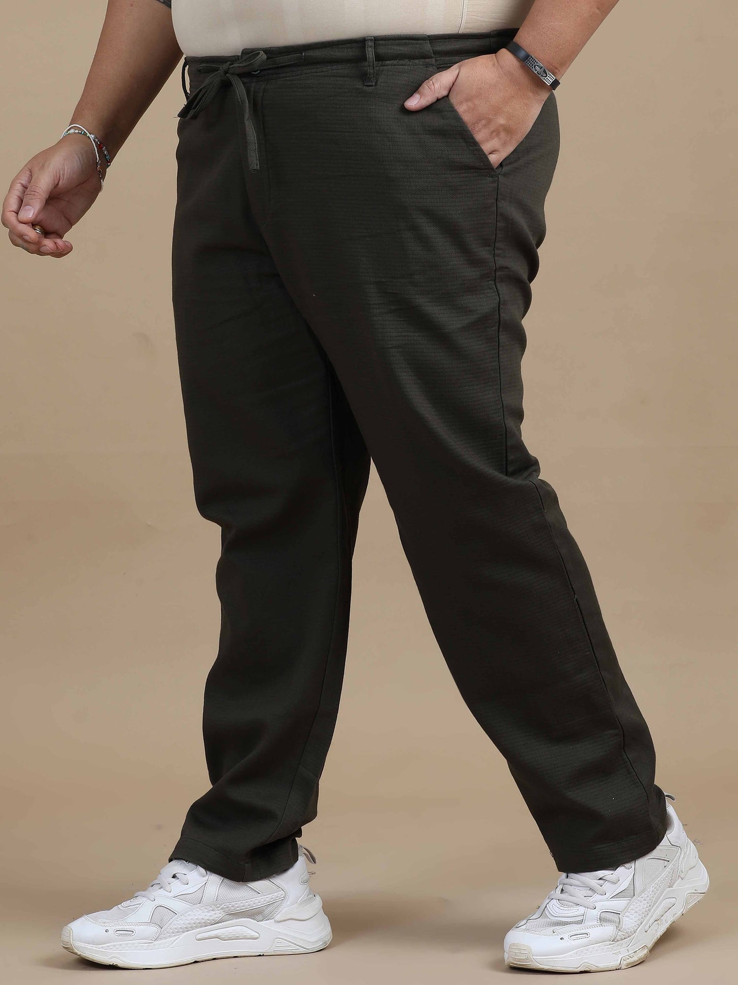 Relaxed Fit Trouser-Olive