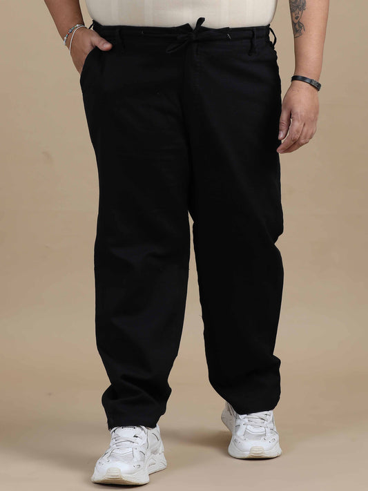 Relaxed Fit Trouser-Black