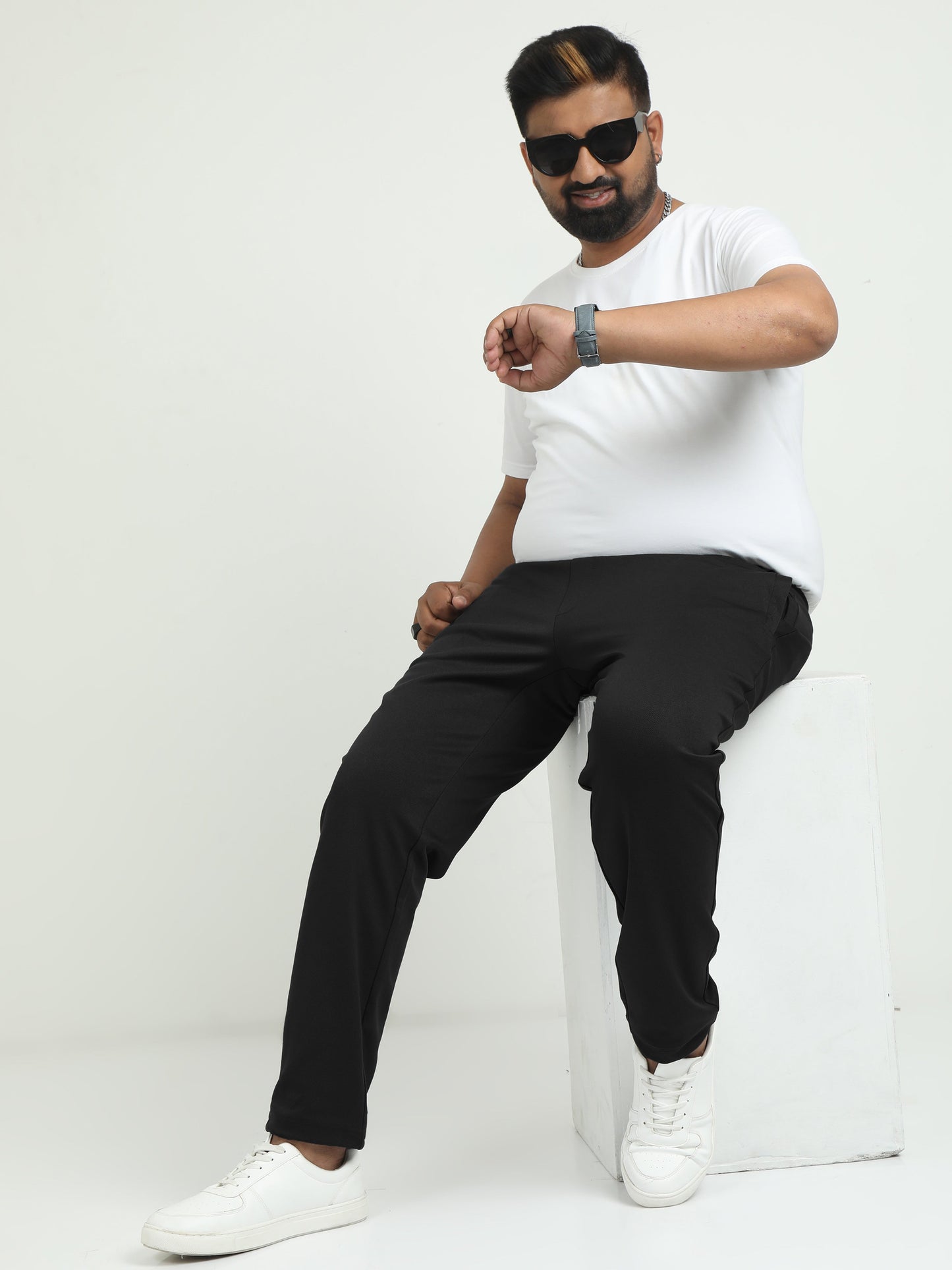 Stretch Peanut Jogger - Black