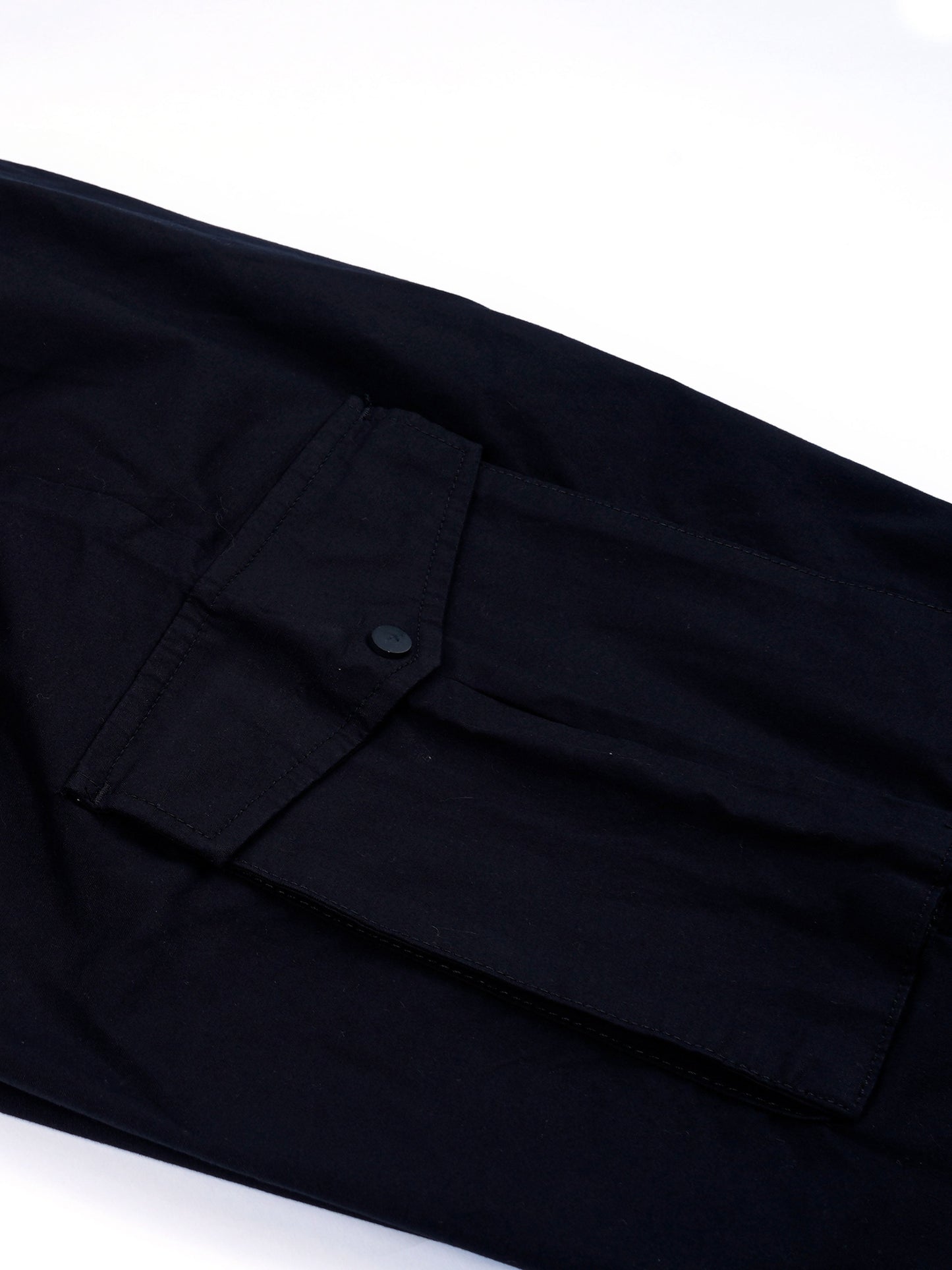 Relaxed Light Cotton Black Joggers