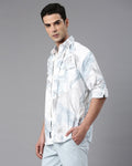 Blue Printed Shirt