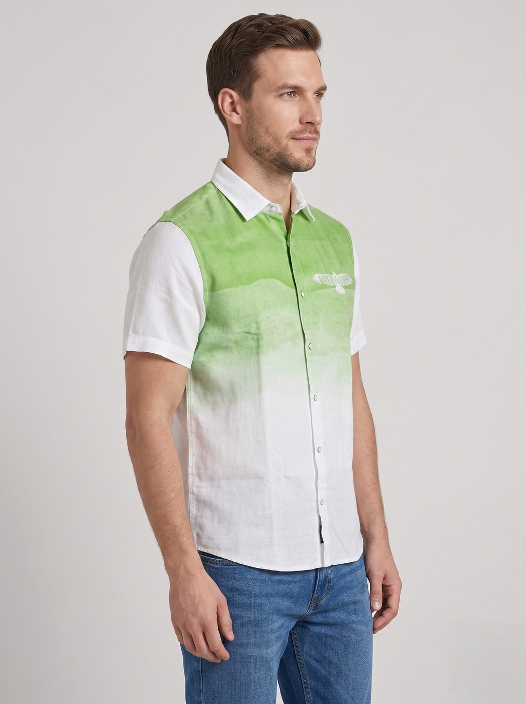 Green Ombre Resort Shirt