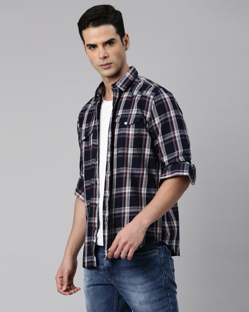 Swing Indigo Dreams Checkered Shirt