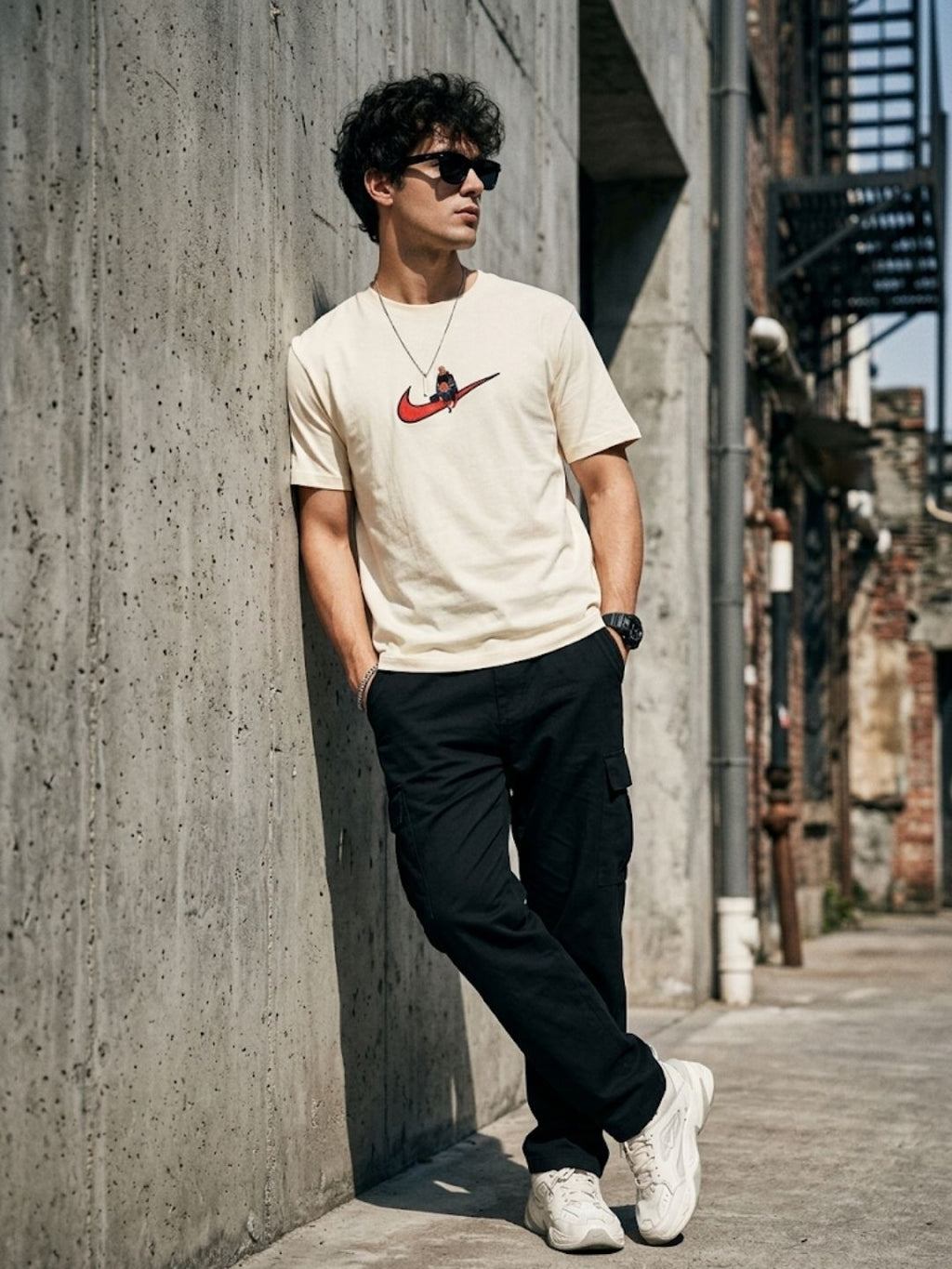 White Round Neck Bio Wash Single Jersey