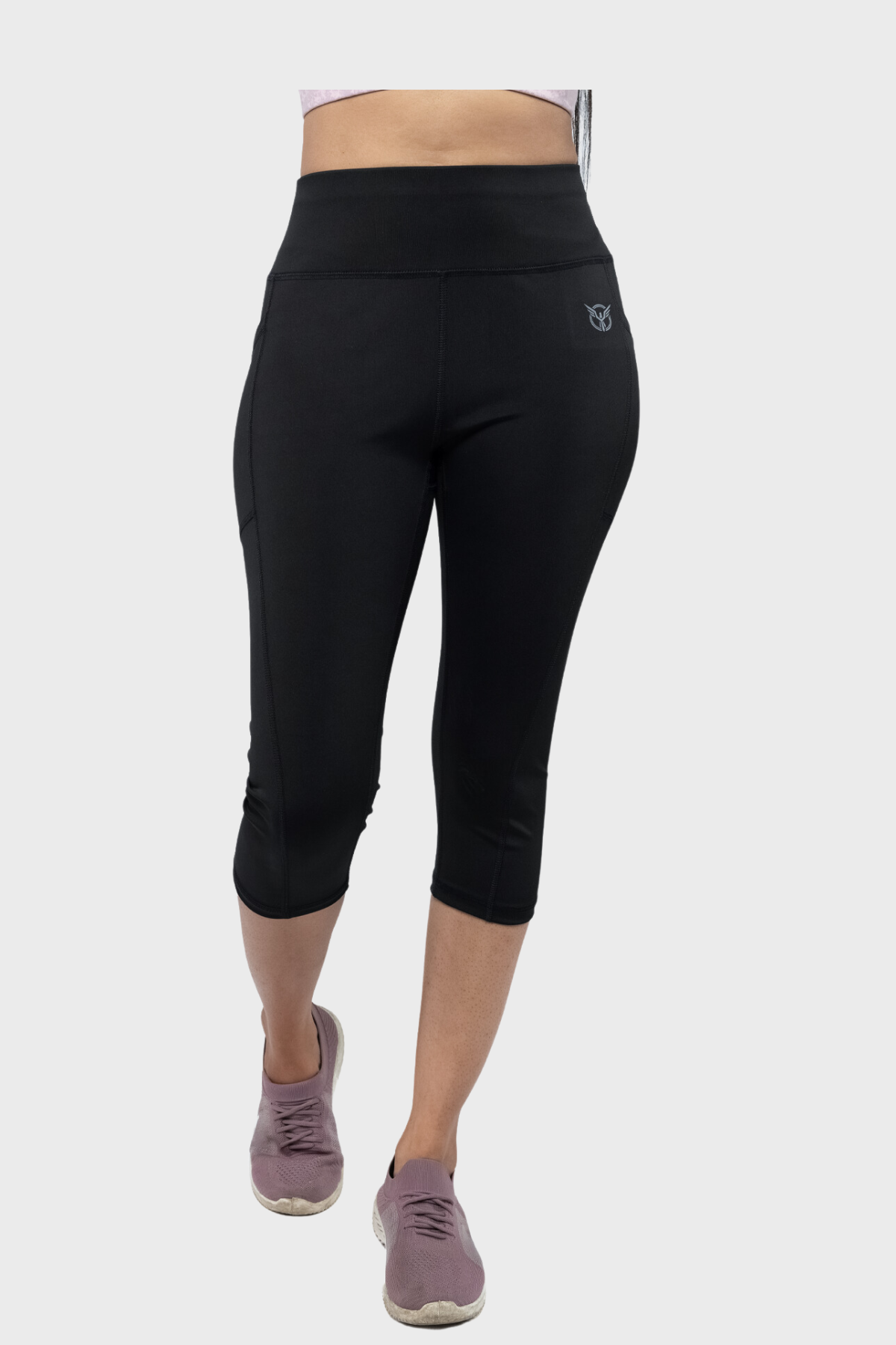 Verveflex:active Crop Legging/ Tights- High Waist-2 Pockets