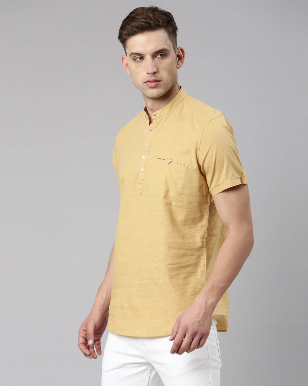 Classic Kurta Light Yellow