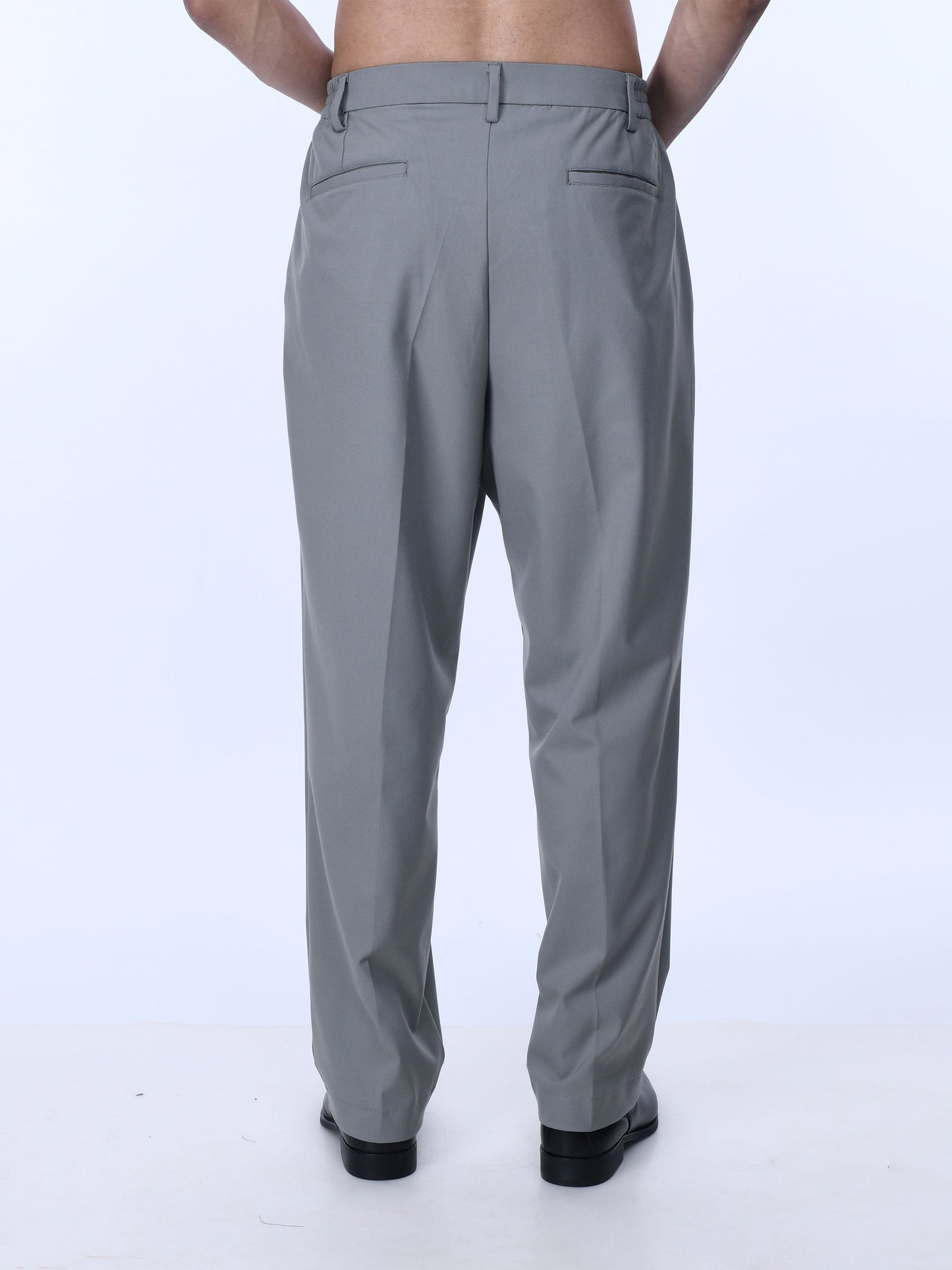 Soft Miracle Light Grey Relaxed Trousers