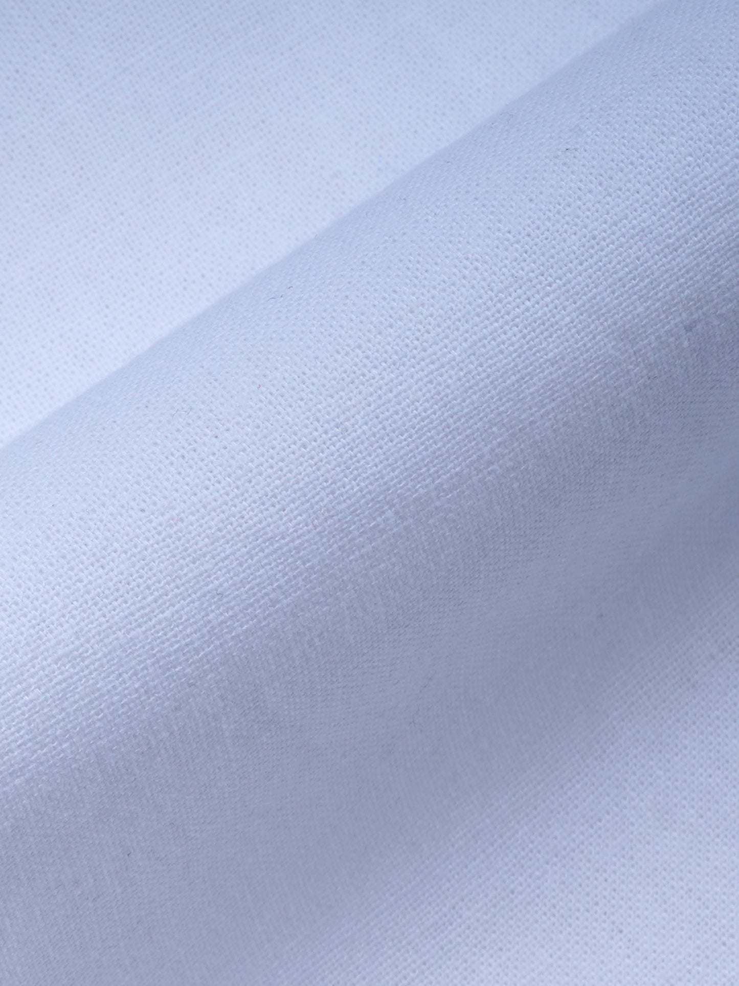 Raw Slub Relaxed White Flexiwaist Pants