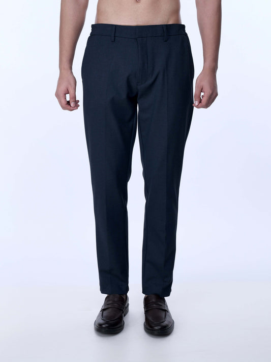 Soft Miracle Navy Tailored Trousers