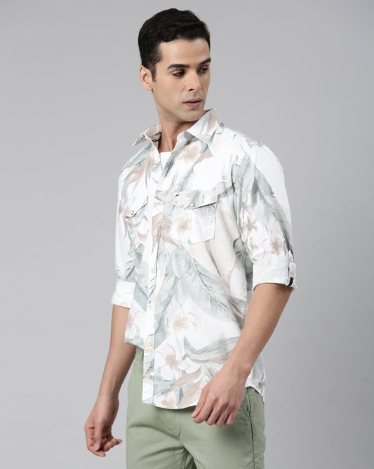 Ivory Printed Shirt