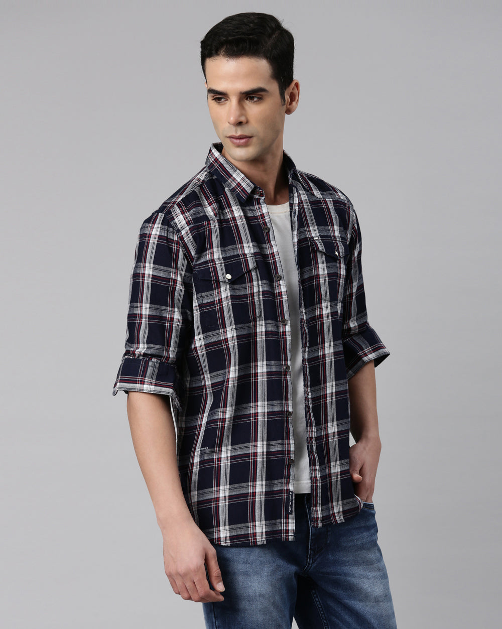 Swing Indigo Dreams Checkered Shirt