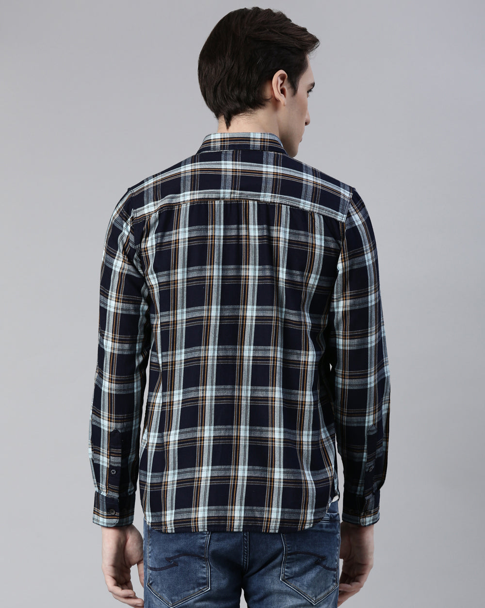 Swing Indigo Check Shirt