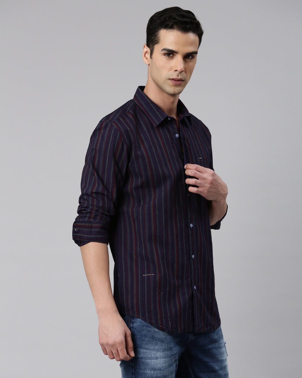 Multi-Colour Stripes Shirt