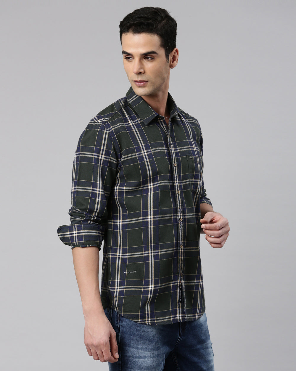 Sway Green Checkered Shirt