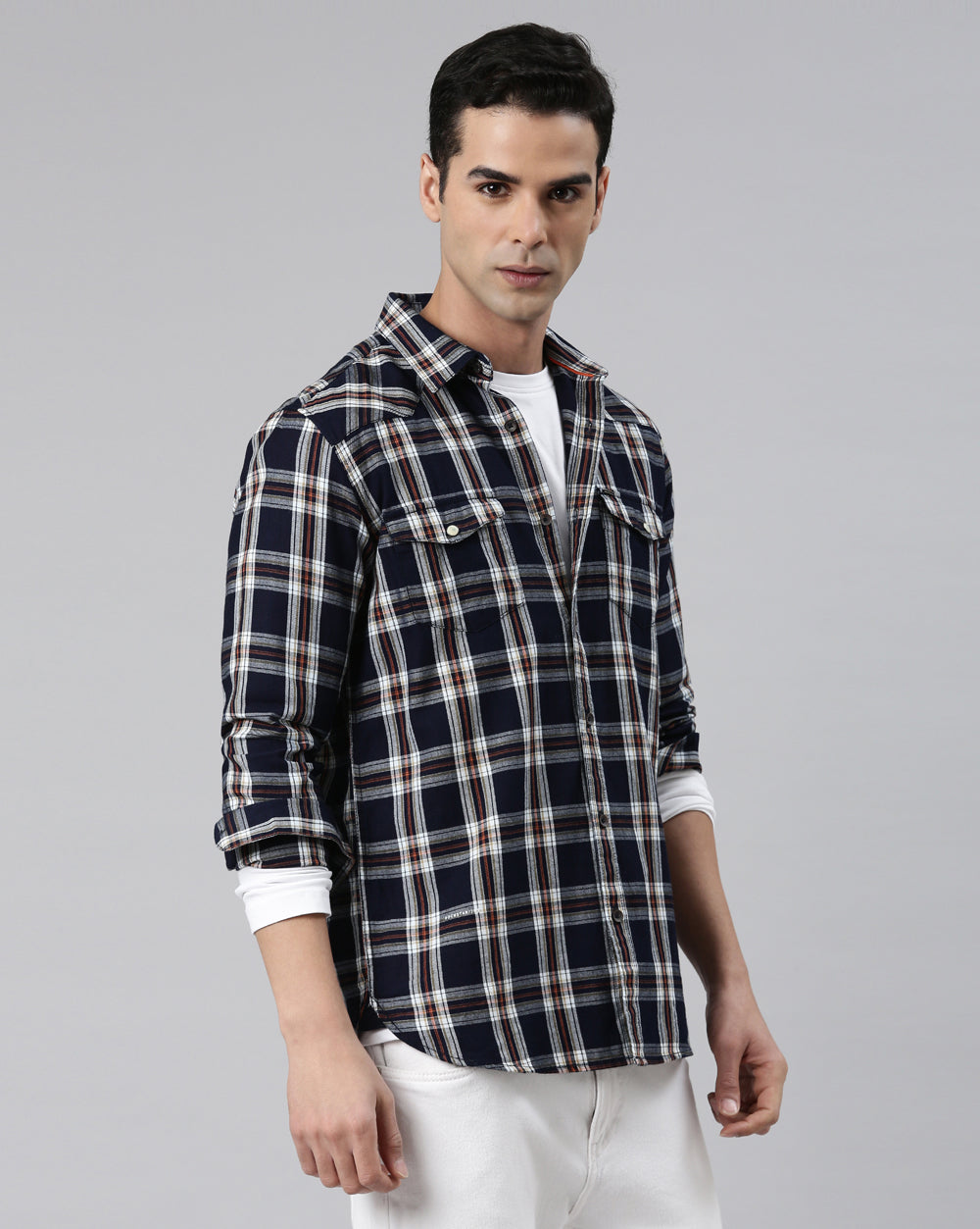 Swing Truly Indigo Checkered Shirt