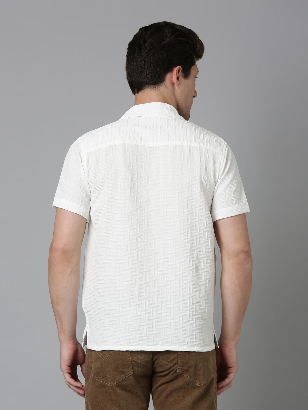 Men Cactus shirt - White