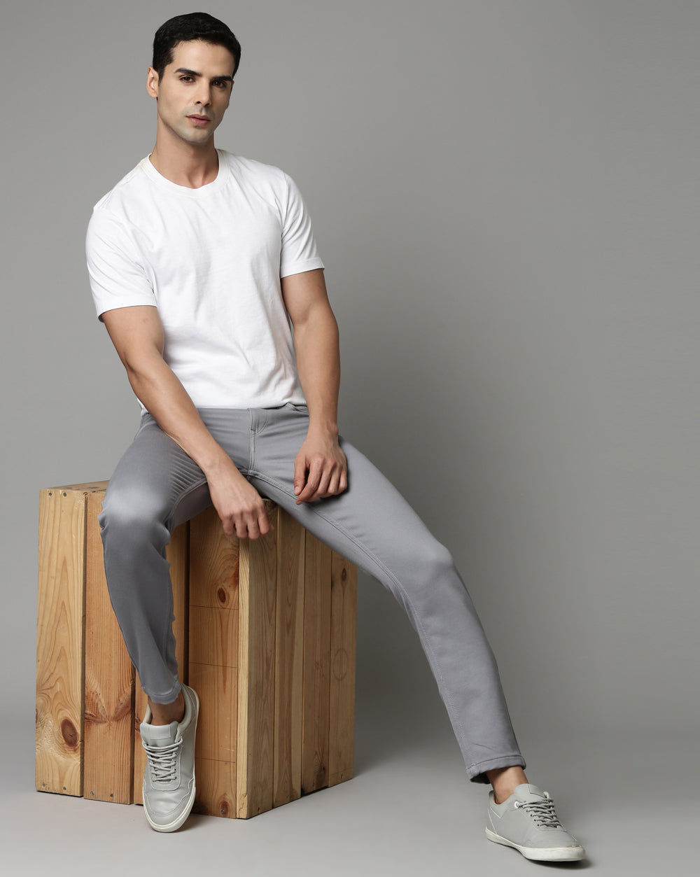 Grey Colored Denim