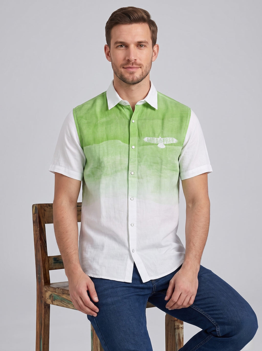 Green Ombre Resort Shirt