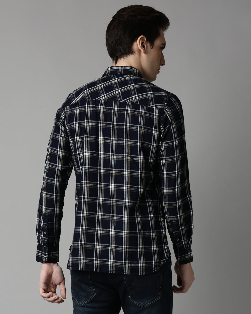 Swing Indigo Checkered Shirt