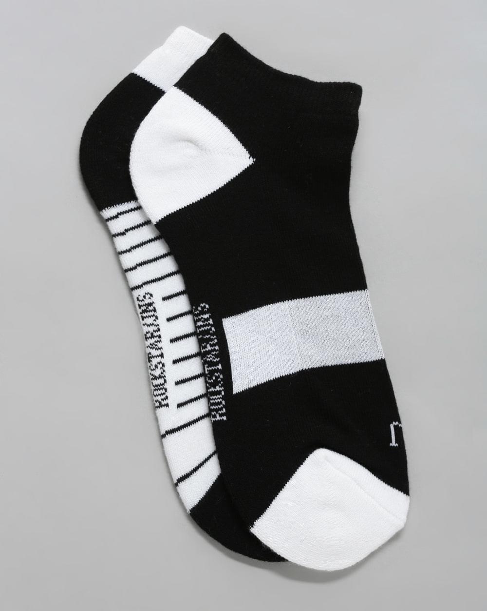 Ankle Socks - Striped And Color Blocked