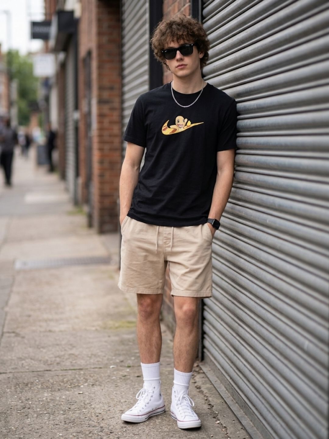 Black Round Neck Bio Wash Single Jersey
