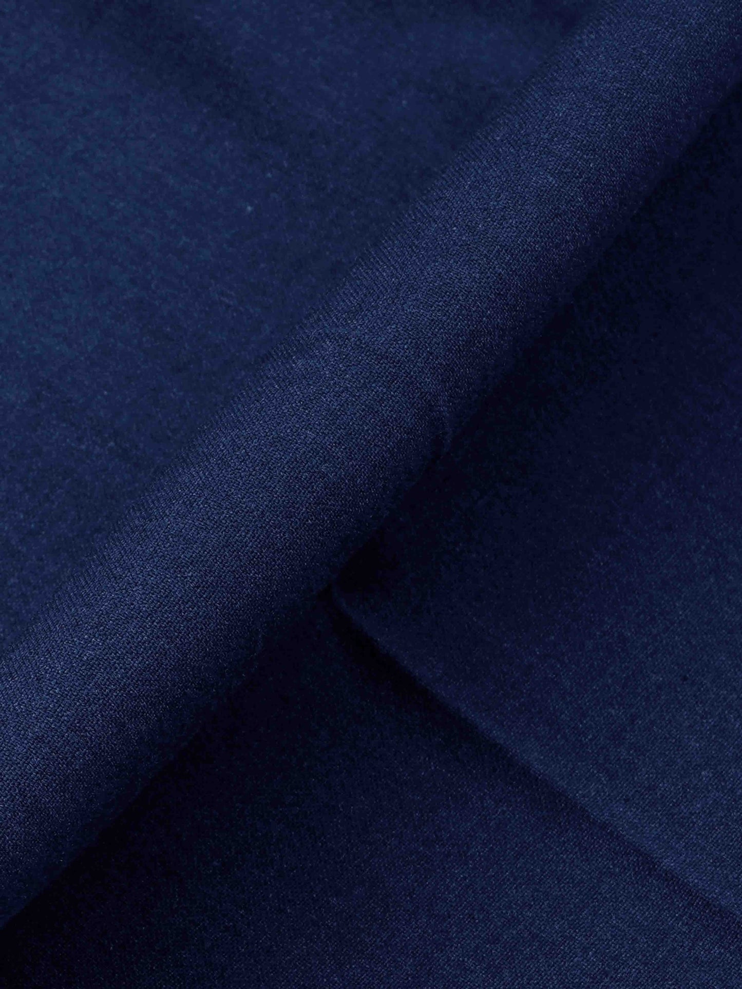 Soft Handle Relaxed Navy Trousers