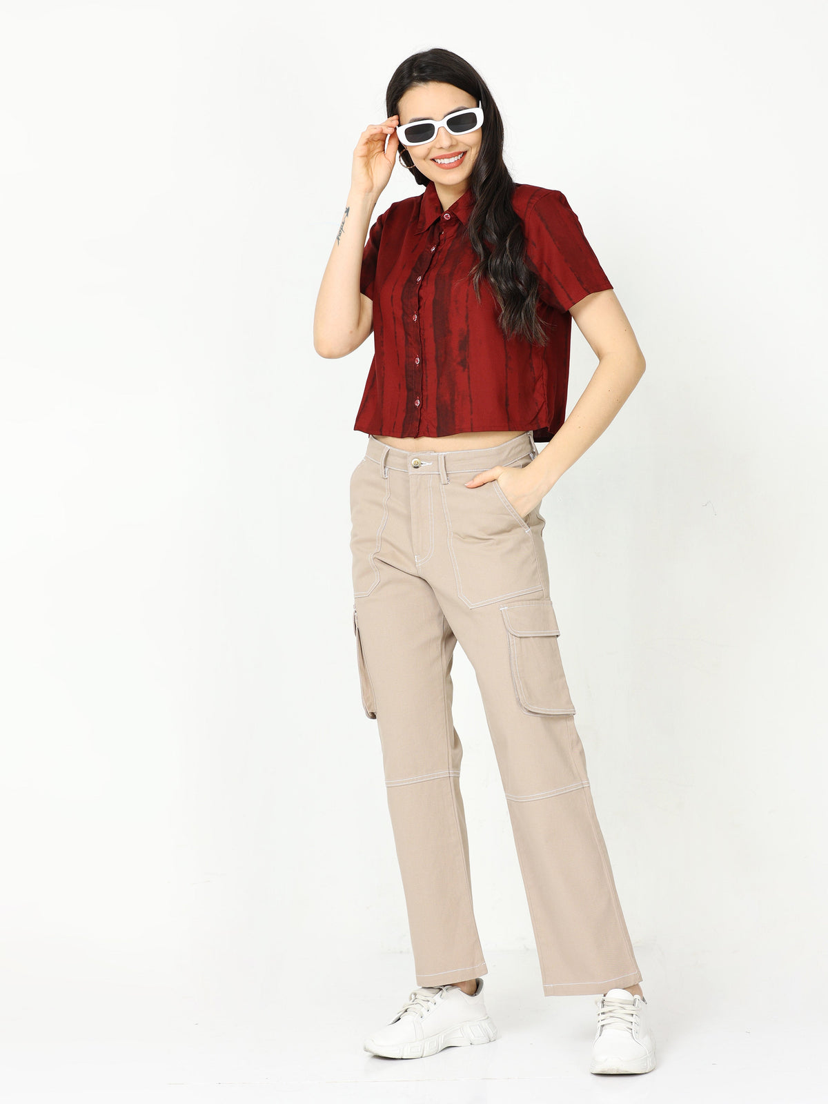 Women Classic Khaki Cargo