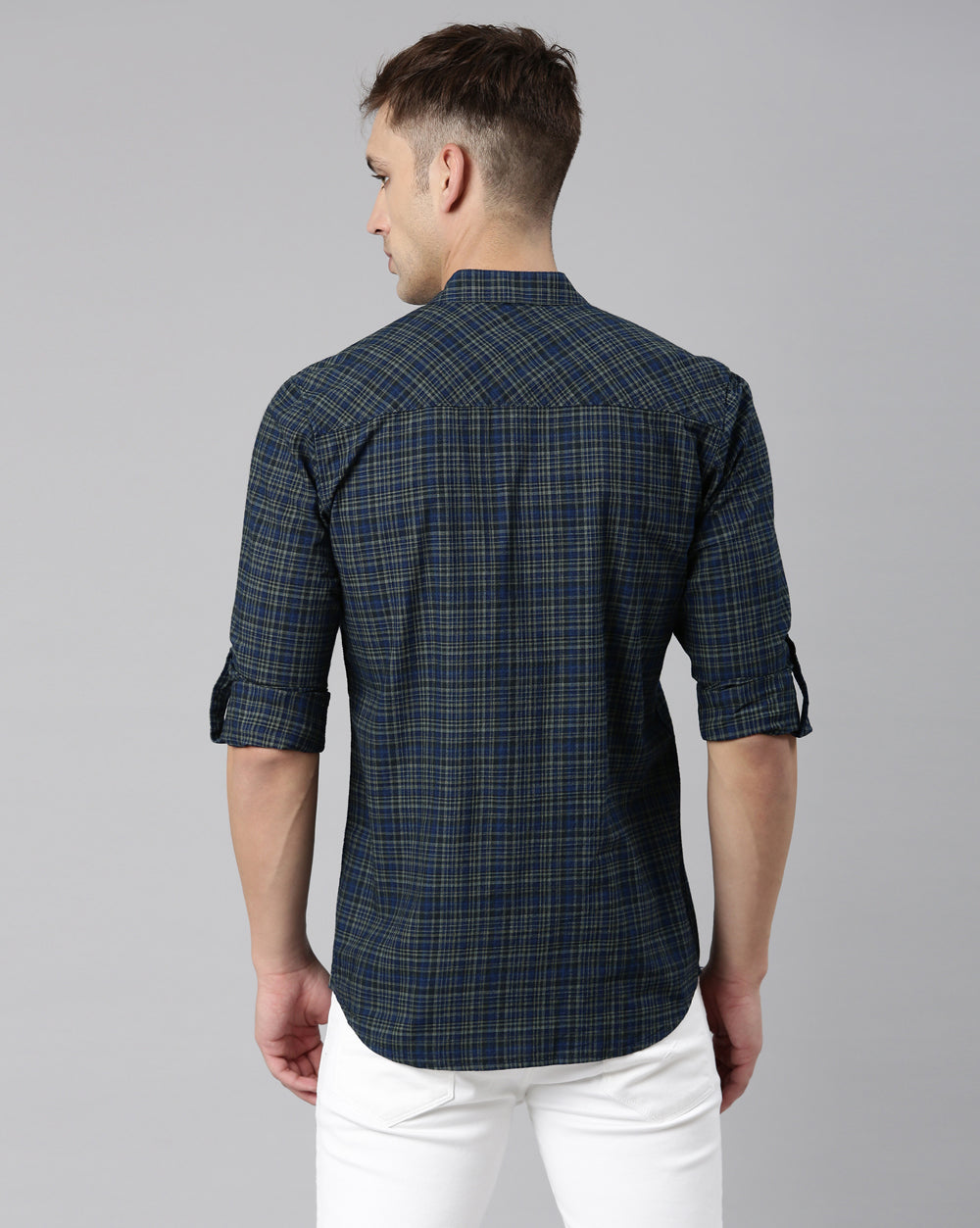 Checkered Kurta Blue