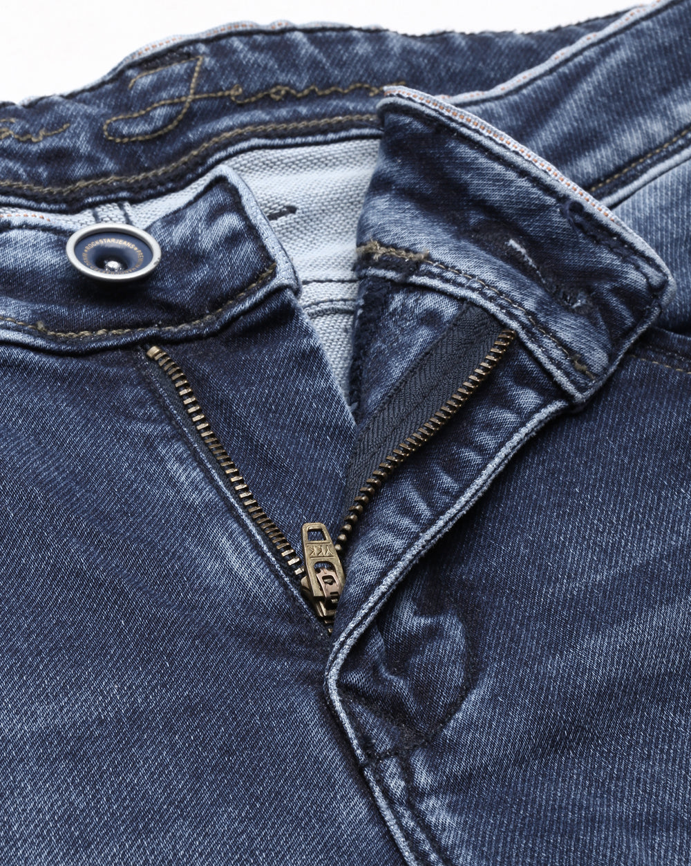 Distressed Blue Denim