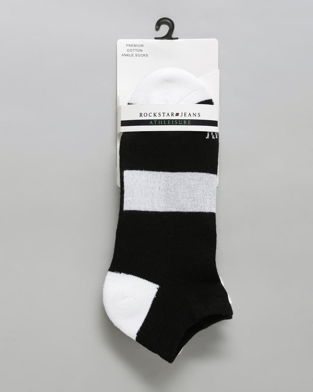 Ankle Socks - Striped And Color Blocked