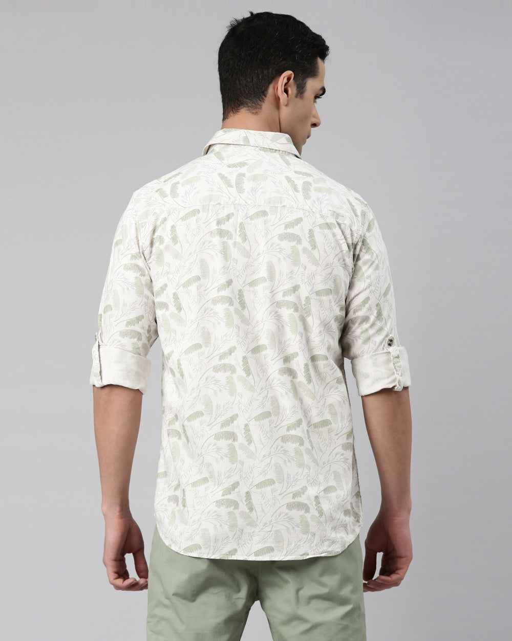 Green Printed Shirt