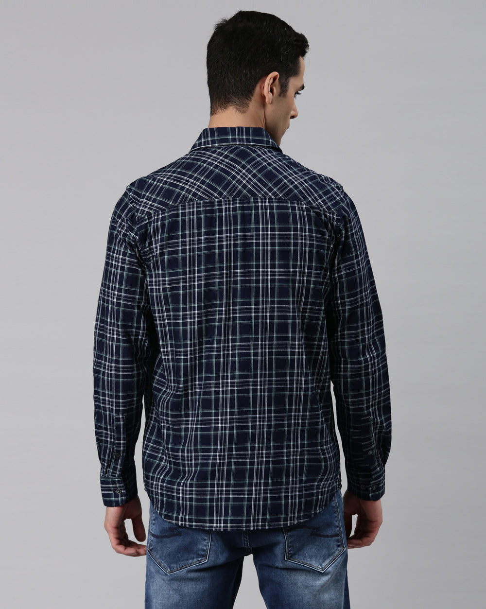 Swing Blue Checkered Shirt