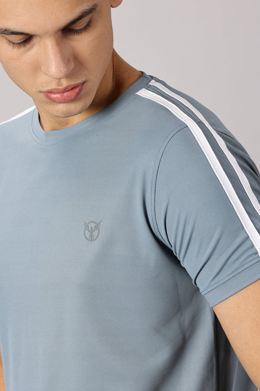 Men Performance Sleeve Line Tee