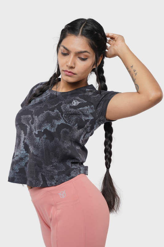 Cozinex:active Crop- Raglan Sleeve Tee