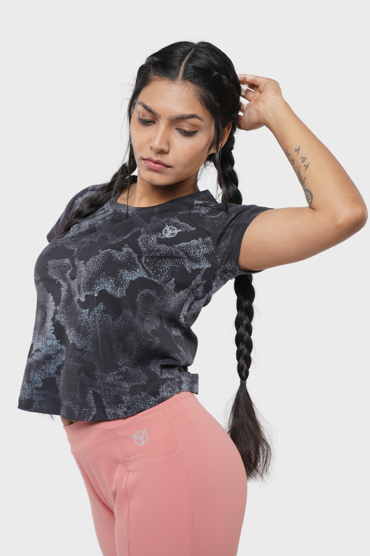 Cozinex:active Crop- Raglan Sleeve Tee