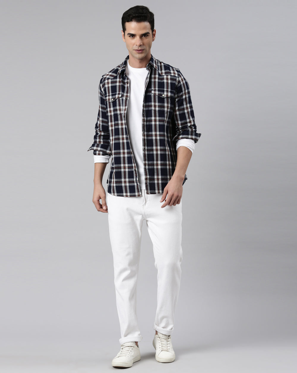 Swing Truly Indigo Checkered Shirt