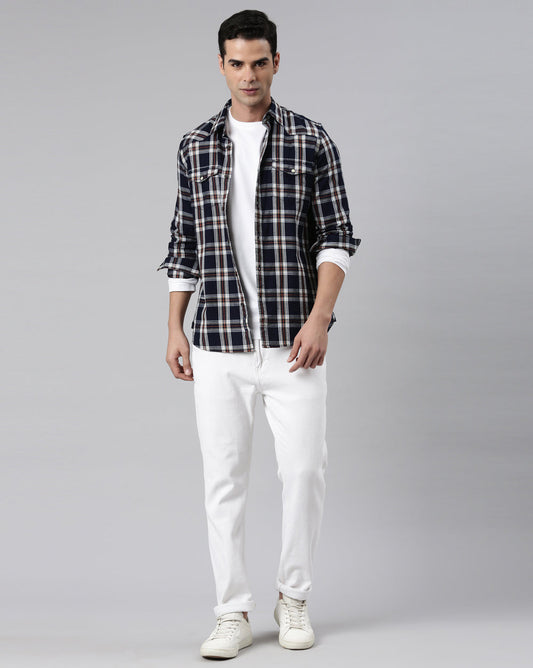 Swing Truly Indigo Checkered Shirt