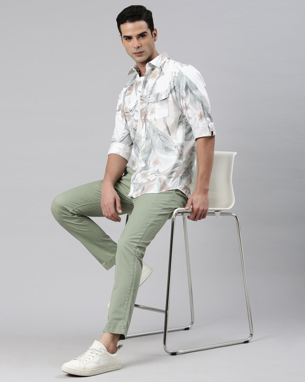 Ivory Printed Shirt